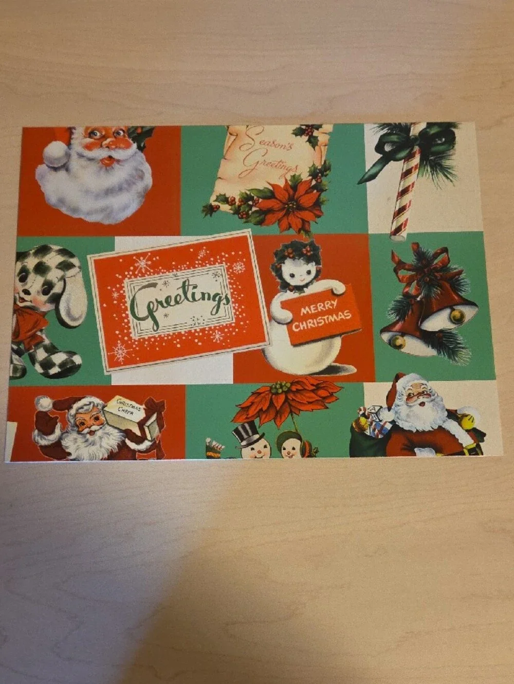 Vintage-Style Merry Christmas Gift Wrap